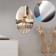 Oval Shape 3d Mirror Sticker Used In All Kinds Of Household And Official Purposes As A Sticker Etc