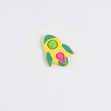 Rocket Shaped Dimple Keychain Toy (1 Pc)