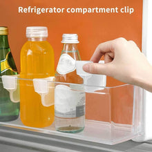 Plastic Storage Baskets Space allocator, Refrigerator Organizer Bins partition Clip (10 Pcs Set)