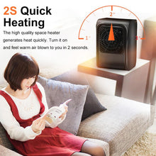 Room Heater 220V Brown Box Heater with Plug for Office & Bedroom Use