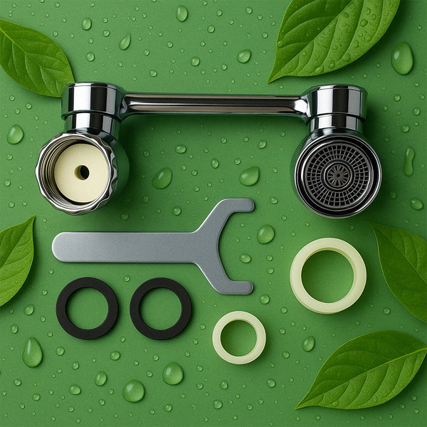 Water-Saving Faucet Filter with 1080 Rotation